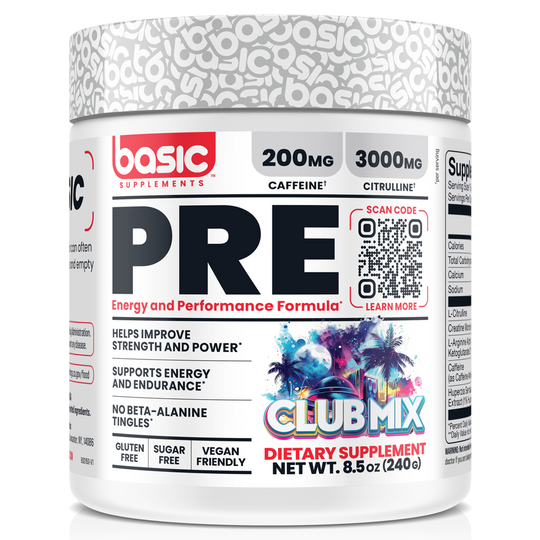 Basic Supplements Pre, Club Mix New