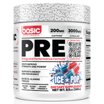 Basic Supplements Pre, Ice Pop powder