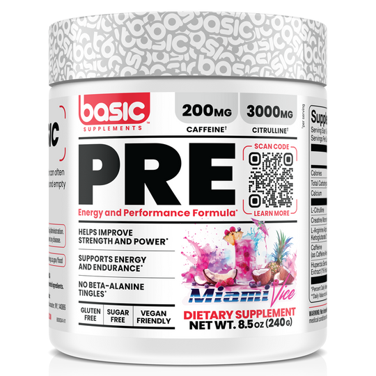 Basic Supplements Pre, Miami Vice powder