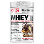 Basic Supplements Whey 2lb, Boston Cream Donut, 2lb 908g protein bar