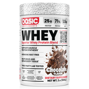 Basic Supplements Whey 2lb whey protein powder, Chocolate, 2lb 908g, NZ Supps