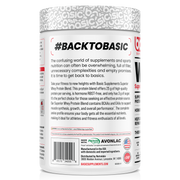 Basic Supplements Whey 2lb, Dubai Chocolate New — side of pack