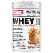 Basic Supplements Whey 2lb whey protein powder, Baklava New, 908g, NZ Supps
