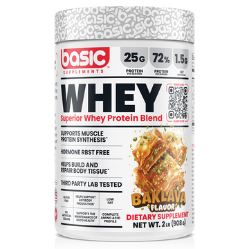 Basic Supplements Whey 2lb, Baklava New