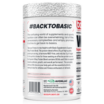 Basic Supplements Whey 2lb, Baklava New — side of pack