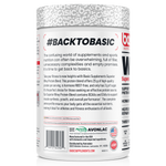 Basic Supplements Whey 2lb, Churros New — side of pack