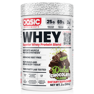 Basic Supplements Whey 2lb, Dubai Chocolate New