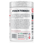 Basic Supplements Whey 2lb, Dulce De Leche New — side of pack
