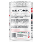 Basic Supplements Whey 2lb, Mango Cream New — side of pack