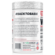 Basic Supplements Whey 2lb, Mango Cream New — side of pack