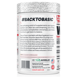 Basic Supplements Whey 2lb, Mocha Java Chip New — side of pack
