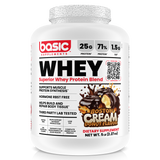 Basic Supplements Whey - 2.27kg (63 Serves) - Boston Cream Donut