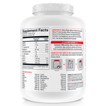 Basic Supplements Whey 2lb Vanilla supplement facts and nutrition panel