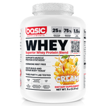 Basic Supplements Whey 2lb, Mango Cream New