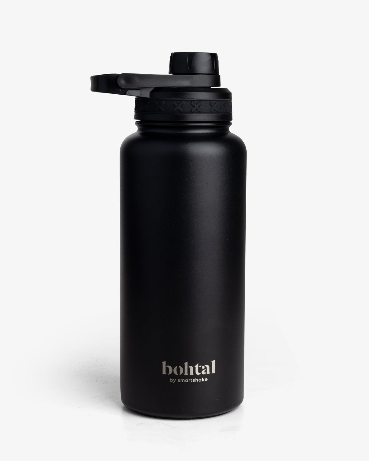 SmartShake Bohtal Insulated Sports Bottle Black shaker bottle, NZ Supps