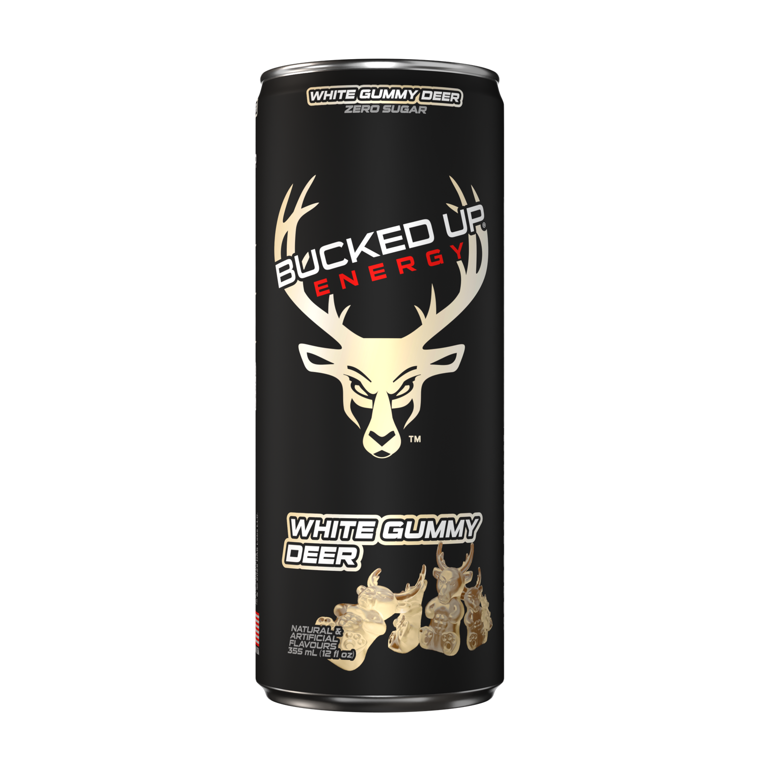 Bucked Up Energy, White Gummy