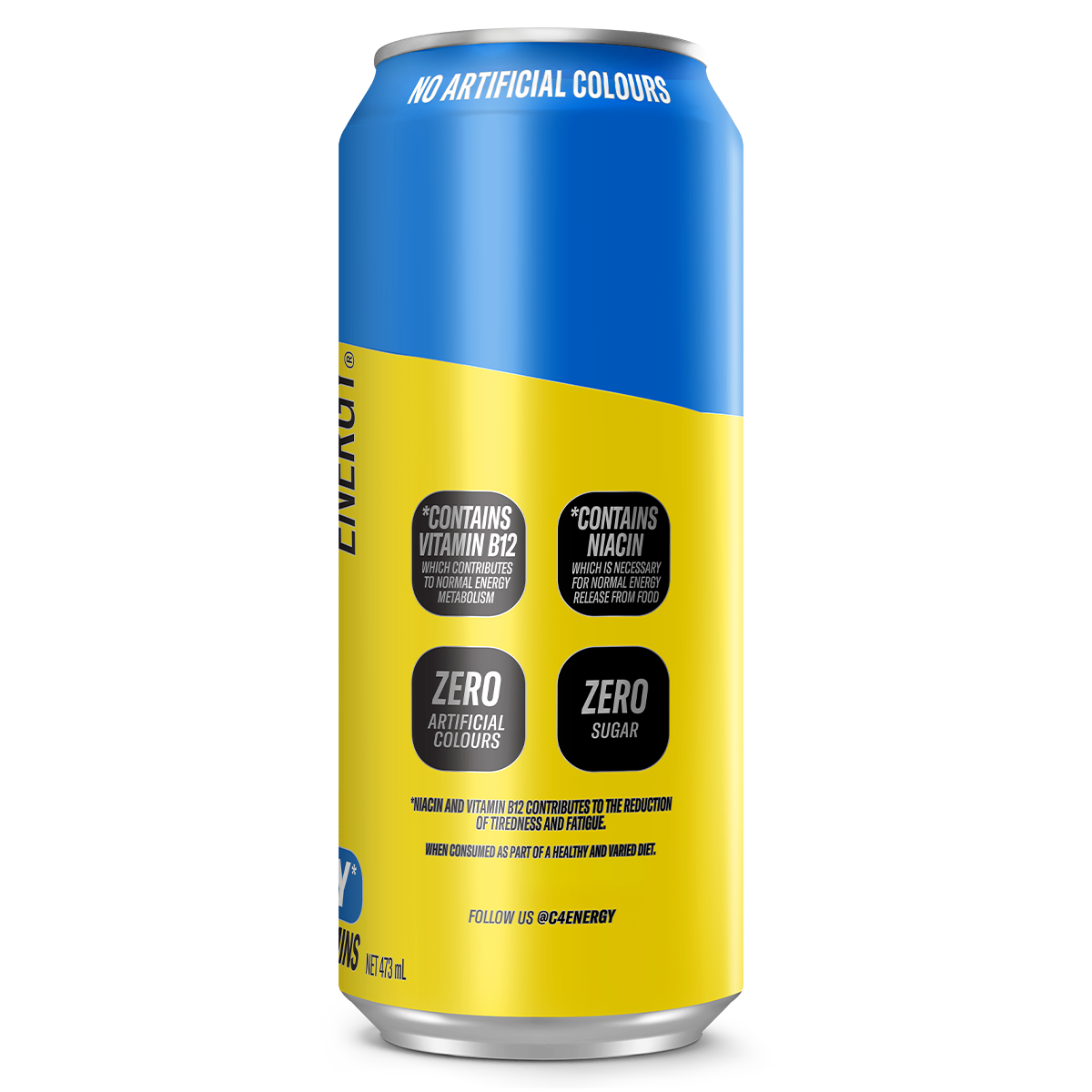 Cellucor C4 Carbonated RTD, Frozen Bombsicle — side of pack