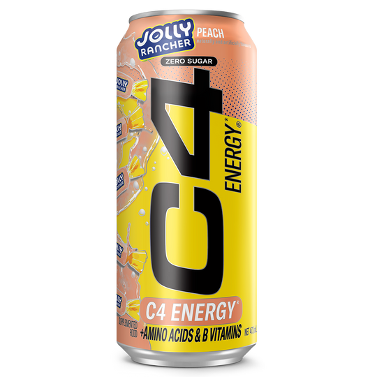 Cellucor C4 Carbonated RTD, Jolly Rancher Peach ready-to-drink