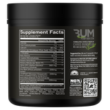 CBUM Thupper Pump Blue Reasberry supplement facts and nutrition panel