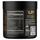 CBUM Thupper Pump Champion Mentality supplement facts and nutrition panel