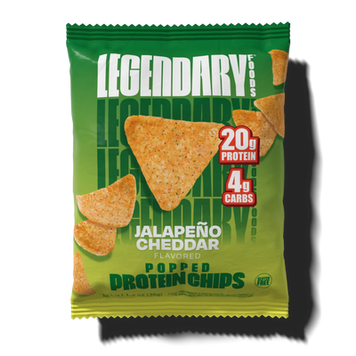 Legendary Foods Protein Pop Chips 34g, Jalapeno Cheddar