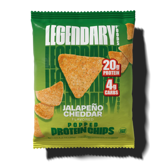 Legendary Foods Protein Pop Chips 34g, Jalapeno Cheddar