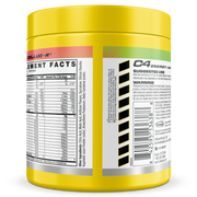 Cellucor C4 Energy + Amino — supplement facts panel