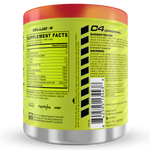 Cellucor C4 Original, Fruit Punch — back of pack