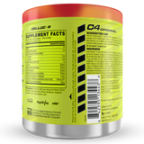 Cellucor C4 Original, Fruit Punch — back of pack