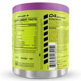 Cellucor C4 Original, Grape — back of pack