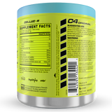Cellucor C4 Original, Blue Raspberry — back of pack