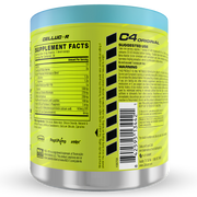 Cellucor C4 Original, Blue Raspberry — back of pack