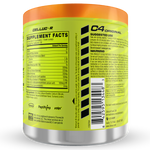 Cellucor C4 Original, Orange — back of pack