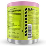 Cellucor C4 Original, Pink Lemonade — back of pack