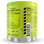 Cellucor C4 Original, Green Apple — back of pack