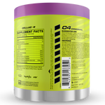 Cellucor C4 Original, Grape — back of pack