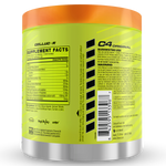 Cellucor C4 Original, Orange — back of pack