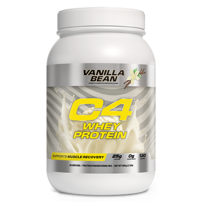 Cellucor C4 Pro Whey 980g 1.13kg Hershey's whey protein powder, Vanilla Bean, NZ Supps