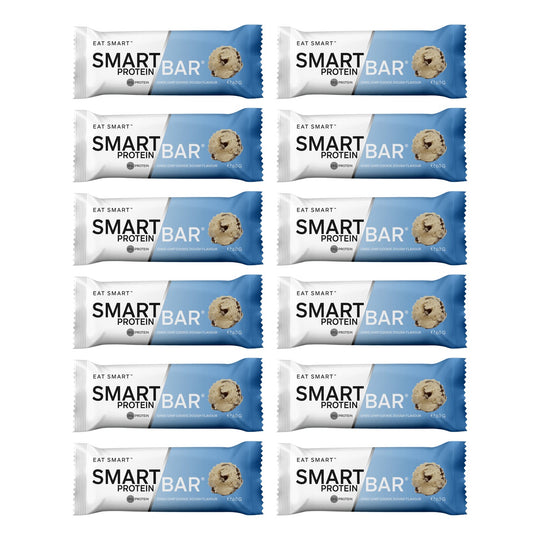 Smart Protein Bar 12-Pack Smart Bar - Chocolate Chip Cookie Dough, 720g (12 Serves) - 12 pack