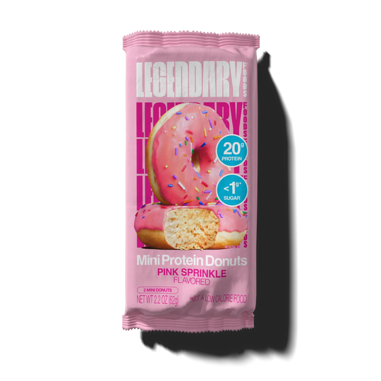 Legendary Foods Protein Donut, Pink Sprinkle protein bar