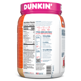 Dymatize Dymatize Iso 100 dunkin cappuccino new nutrition panel