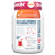 Dymatize Iso 100, Dunkin Glazed Donut New — side of pack