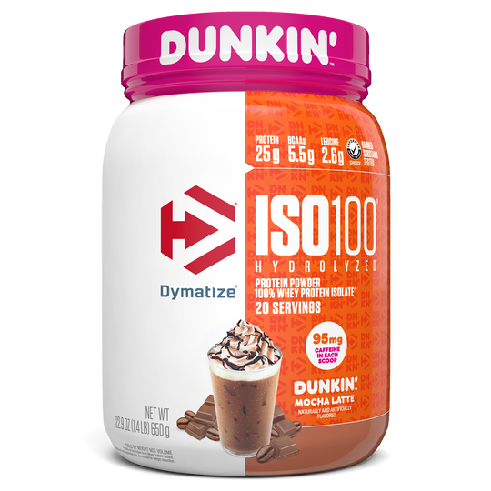 Dymatize Iso 100, Dunkin Mocha Latte New powder