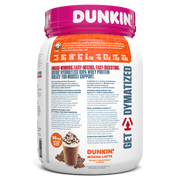 Dymatize Iso 100, Dunkin Mocha Latte New — side of pack