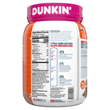 Dymatize Dymatize Iso 100 dunkin mocha latte new nutrition panel