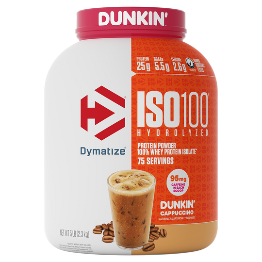 Dymatize Iso 100, Dunkin Cappuccino New powder
