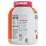Dymatize Dymatize Iso 100 dunkin cappuccino new nutrition panel