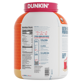 Dymatize Dymatize Iso 100 dunkin cappuccino new nutrition panel