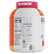 Dymatize Dymatize Iso 100 dunkin cappuccino new nutrition panel