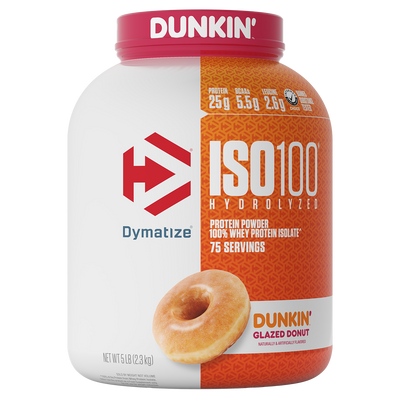 Dymatize Iso 100, Dunkin Glazed Donut New protein bar
